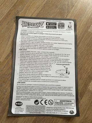 Juego de mesa Hedbanz