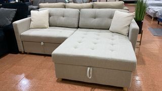 Sofá Cama Chaise Longue con Arcón