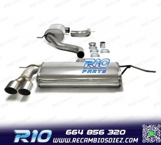 SILENCIOSO ESCAPE AUDI A3 8P 03-12 ACERO