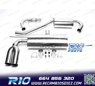 SILENCIOSO ESCAPE AUDI A3 8P 03-12 DOBLE VISIBLE