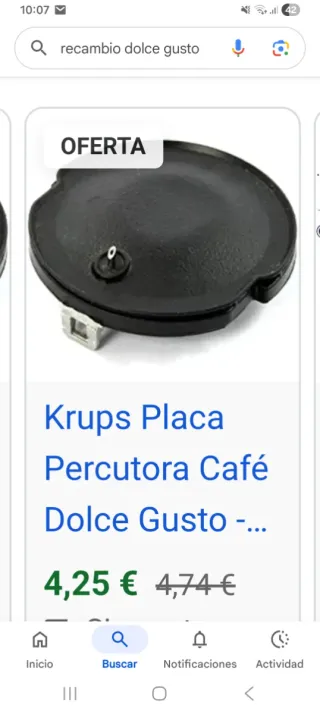 Cafetera Dolce Gusto DeLonghi