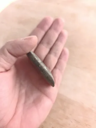 Cabeza hacha neolitica pulida piedra Sega Nin