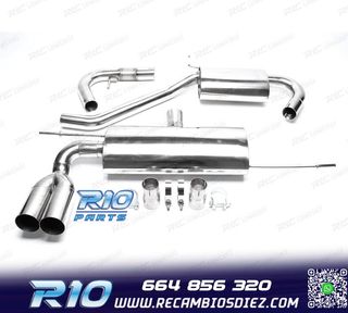 SILENCIOSO ESCAPE AUDI A3 8P 03-12 DOBLE ACERO