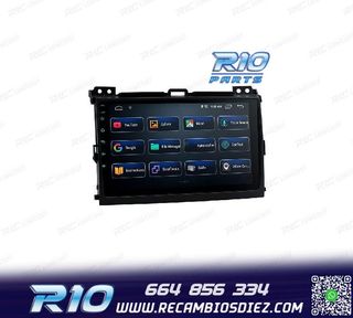 RADIO GPS ANDROID 12 PARA TOYOTA LAND CRUISER 02-09