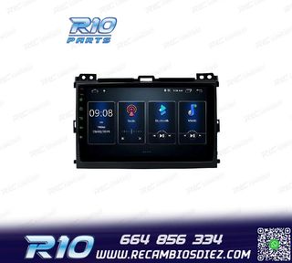 RADIO GPS ANDROID 12 PARA TOYOTA LAND CRUISER 02-09