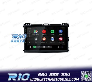 RADIO GPS ANDROID 12 PARA TOYOTA LAND CRUISER 02-09