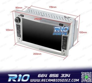 RADIO GPS ANDROID 11 PARA OPEL ASTRA H VIVARO ZAFIRA VECTRA