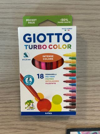 Giotto Turbo Color Pennarelli - 18 Pezzi