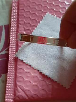 Pulsera esclava números romanos plata