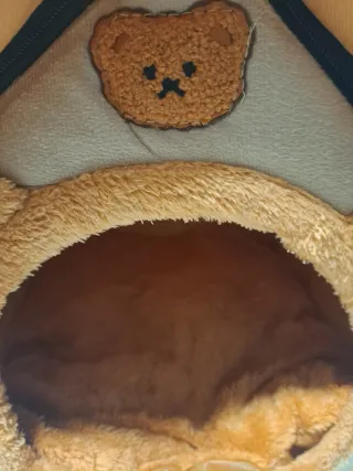 Casita para perro acolchada