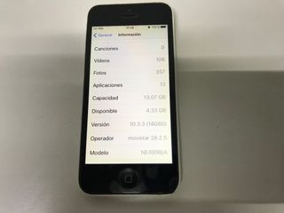 iPhone 5c Como Nuevo impoluto