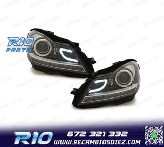 FAROS MERCEDES W204 11-14 LUZ DIURNA LED TUBE LIGHT + LED FO