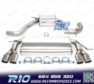 SILENCIOSO ESCAPE AUDI A3 8P 03-12 DOBLE 2.0TFSI