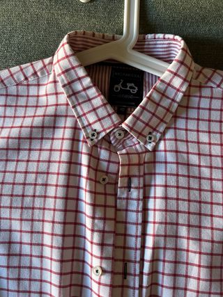 Camisa INCAMISSA cuadros roja y blanca Talla M 40