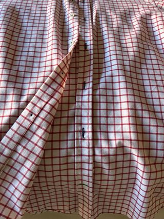 Camisa INCAMISSA cuadros roja y blanca Talla M 40