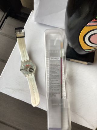 reloj unisex Swatch Crowha Hiroyuki Matsuura,Nue