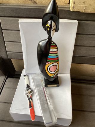 reloj unisex Swatch Crowha Hiroyuki Matsuura,Nue