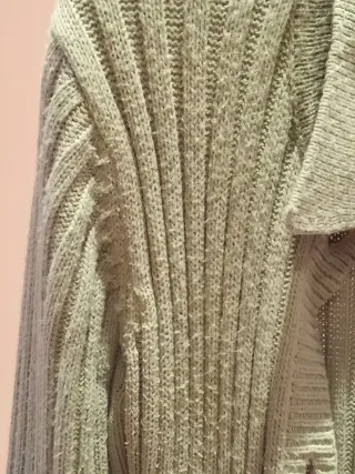 Cárdigan largo con cinturón