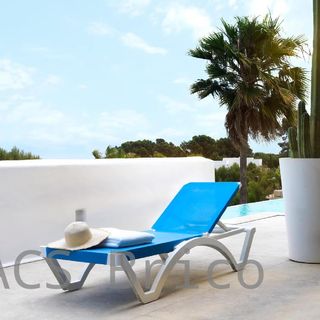 Tumbona Mykonos Azul Claro