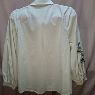 Camisa blanca Pavilion bordado floral