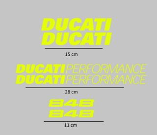 Pegatinas Ducati 848