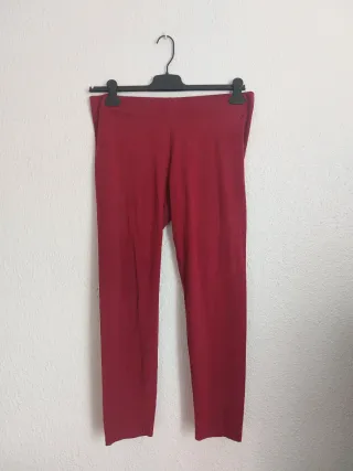 Leggings burdeos talla XL