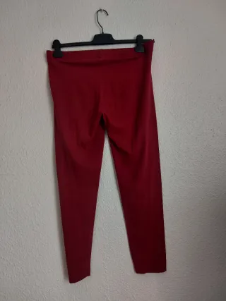 Leggings burdeos talla XL