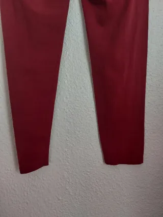 Leggings burdeos talla XL