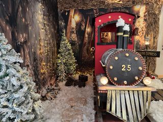 Tren Navideño Polar Express Decoración