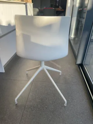 Sillas comedor giratorias blancas