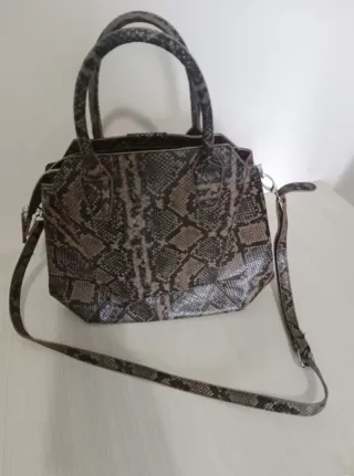Borsetta donna ecopelle effetto pitone