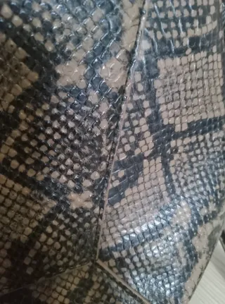 Borsetta donna ecopelle effetto pitone