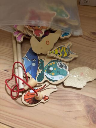 Lote Montessori: juguetes Madera