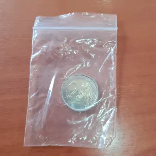 Moneta 2 euro Città del Vaticano 2025 mai circolat