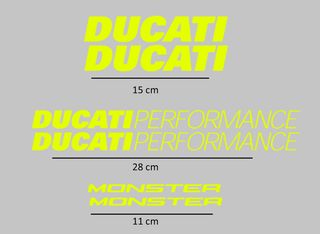 Pegatinas Ducati Monster
