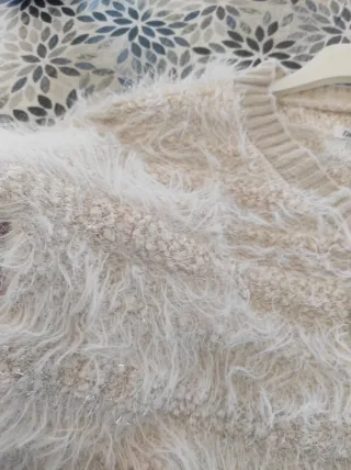 Maglioncino beige/panna tg XXL