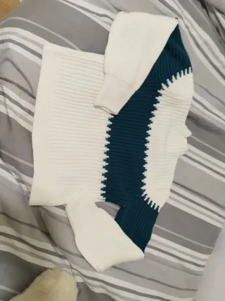 Jersey S Raya Verde Botella Blanco