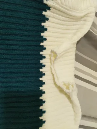 Jersey S Raya Verde Botella Blanco