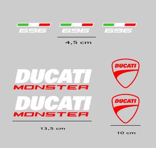 Pegatinas Ducati Monster 696