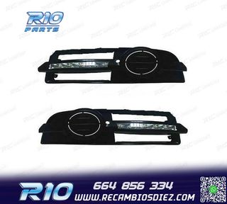 LUZ DIURNA AUDI A6 04-08 S LINE + REJILLAS ANTINIEBLA