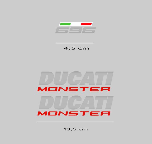 Pegatinas Ducati Monster 696