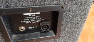 the t.amp E-800 400W + Pareja de Altavoces