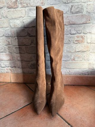 Stivali alti Zara marroni