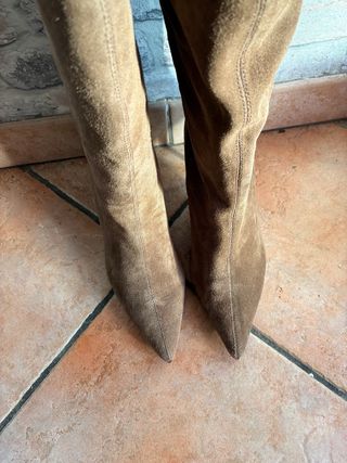 Stivali alti Zara marroni