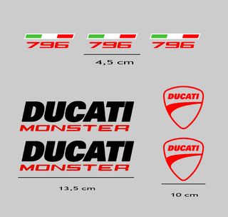 Pegatinas Ducati Monster 796