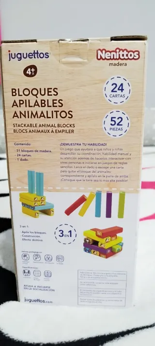 Bloques apilables Nenittos Juguettos Madera