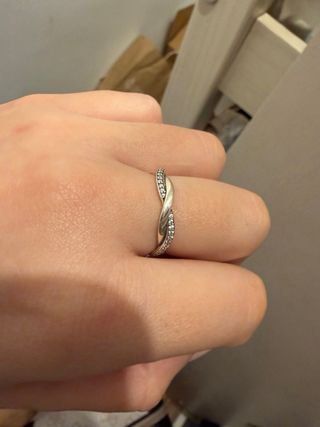 Anillo Pandora Entrelazado talla 14