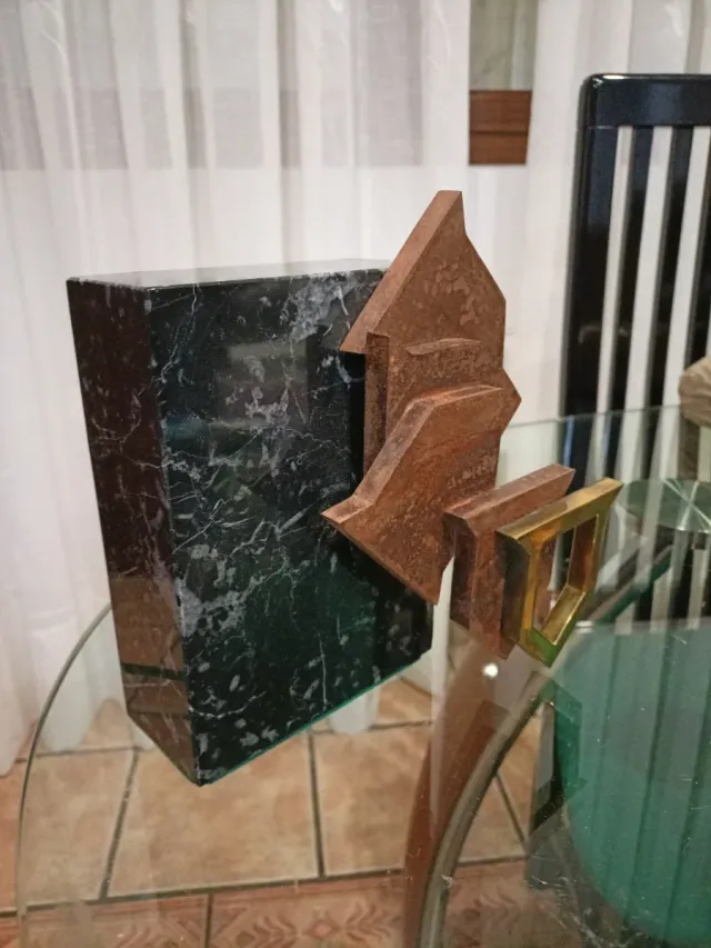 Scultura AHV José Luis Pequeño 1984 Firmata