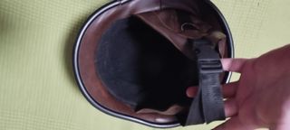 Casco Retro Aviador con Gafas Marrón (2 unidades)