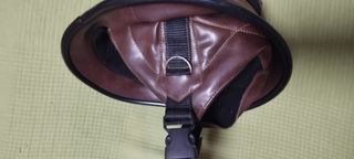 Casco Retro Aviador con Gafas Marrón (2 unidades)